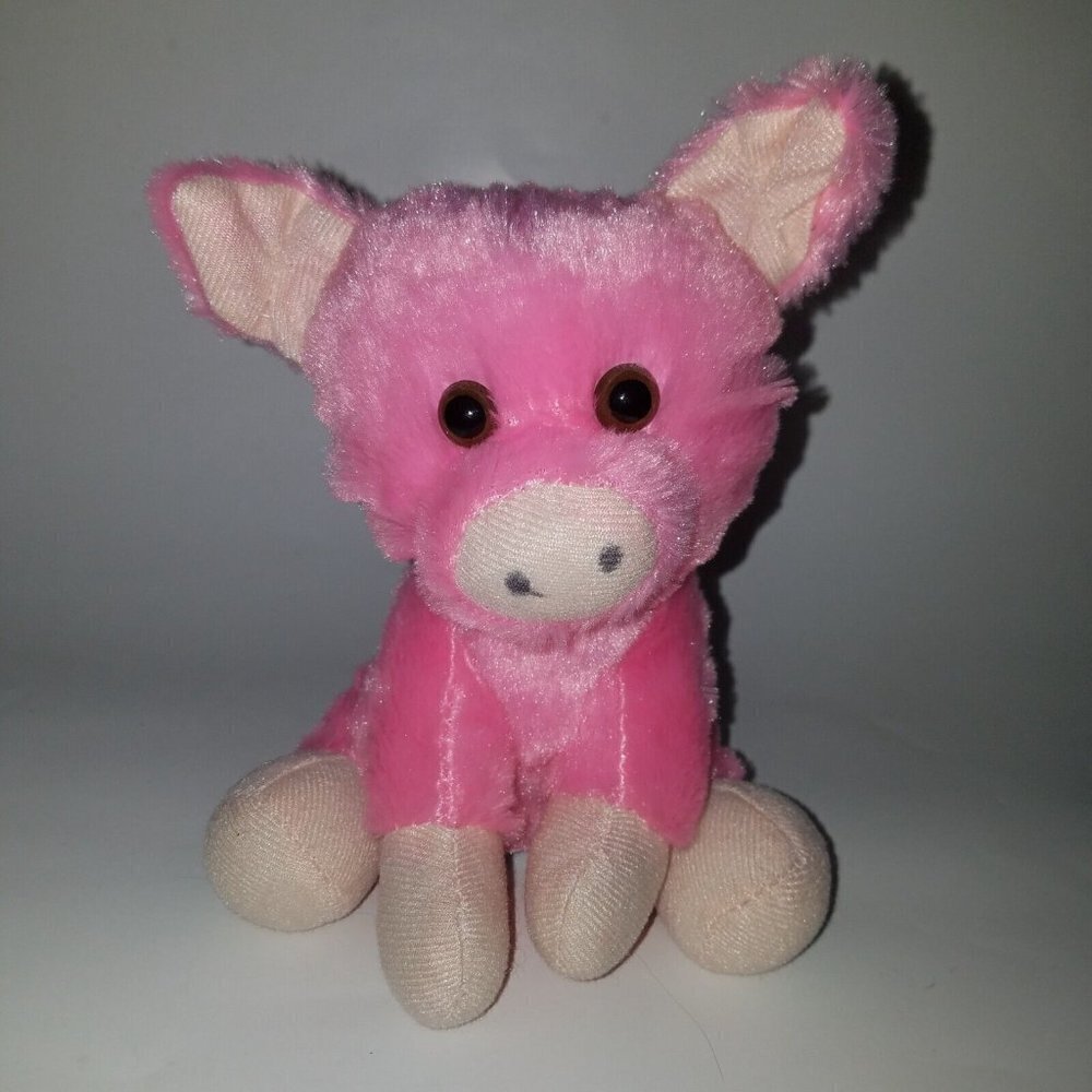 Calplush Pink Pig Plush 7" Stuffed Animal Toy Lovey 2019